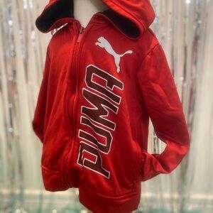 PUMA Kids Bold Red Hoodie